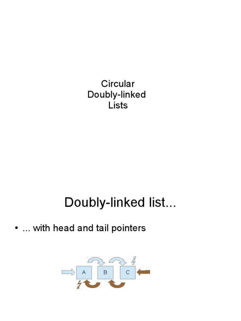 Circular Doubly-Linked Lists | Download Free PDF | Computer Data ...