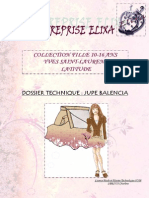Dossier Technique Jupe Boule en Impression Numérique Textile PDF