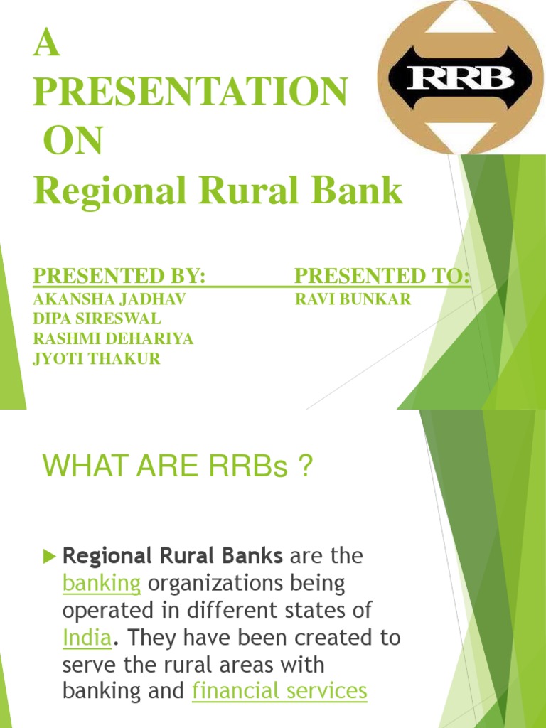 Overview of Regional Rural Banks in India | PDF | Banks | Banking