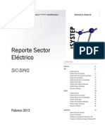 Reporte Febrero2013 Sector Eléctrico