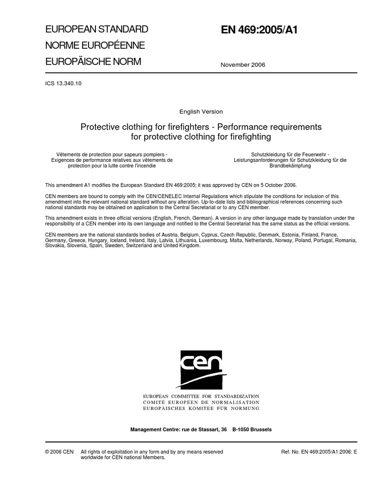 European Standard Norme Européenne Europäische Norm | PDF | European Union