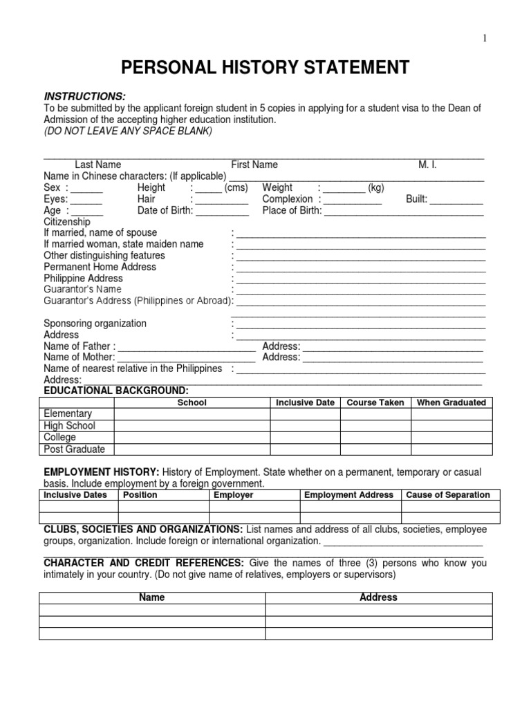personal-history-statement-university-and-college-admission