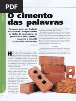 o Cimento Das Palavras