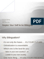 Inspire Your Self To Be Bilingual