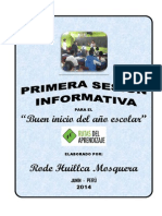 Primera Sesion Informativa para El Buen Inicio Del Año Escolar 2014