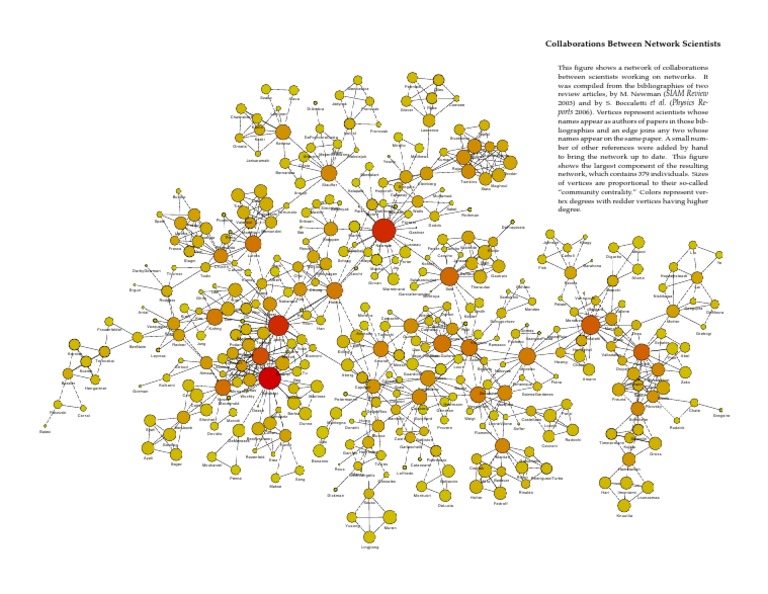 Network of Scientist Collaborations | PDF | Social Science | Philosophy