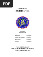Download MAKALAH ANTIBIOTIK by Rahma Nabiilahwazhaafirah SN211220693 doc pdf