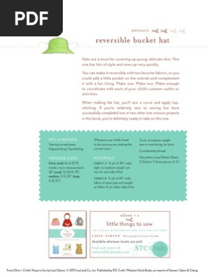 Oliver SReversibleBucketHat