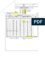 Lifting analysis report for vessel lifting lugs