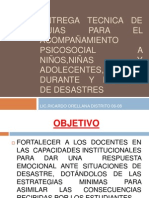 Guia para El Acompañamiento Psicosocial A Niños, Niñas y