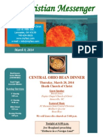 March 9, 2014: Central Ohio Bean Dinner
