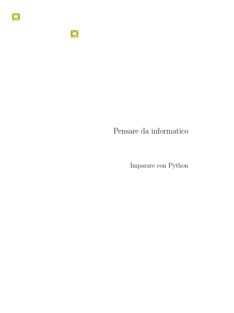 Programmazione in Python | PDF