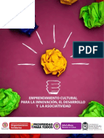 Cartilla_Emprendimiento Cultural Para La Innovacion Desarrollo Asociatividad (2013)