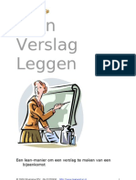 Lean Verslag Leggen (W29)