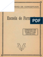 Escuela de Farmacia. Universidad de Concepción. 1930