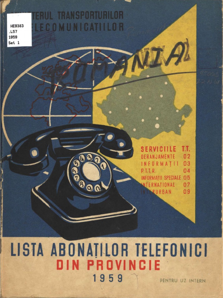 stand out Unthinkable Oak Carte Telefoane La 1959 | PDF