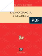 Bobbio - Democracia y Secreto PDF