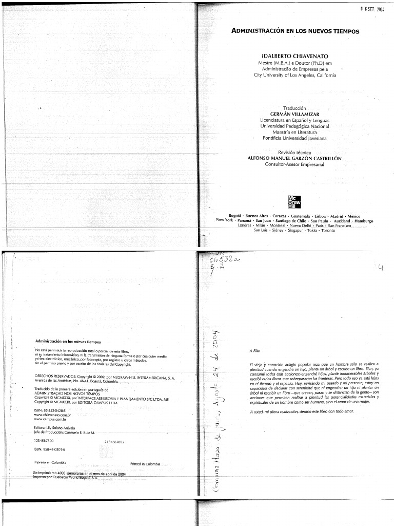 Administracion de Los Nuevos Tiempos | PDF