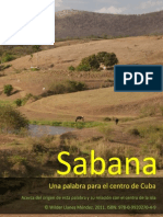 Sabana, Una Palabra para El Centro de Cuba