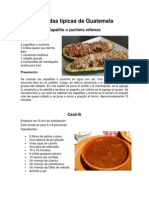 Comidas Típicas de Guatemala