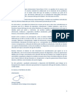 Contaminación Lago de Sanabria Escrito A Dirección General Del Agua