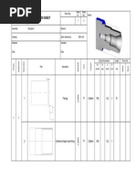 Manufacturing Process Sheet Overview | PDF