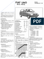Revista Técnica Automóvel - Ficha Técnica 122 - Fiat Uno 55 S 60 SL