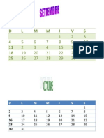 Calendar I o