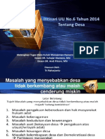 Download Intisari UU No 6 Tahun 2014 Ttg Desa by jVirtute SN211312765 doc pdf