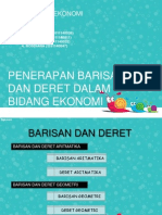 BARISAN DAN DERET EKONOMI