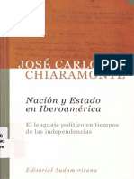 Jose Carlos Chiaramonte. Nación y Estado en Iberoamérica. 2004