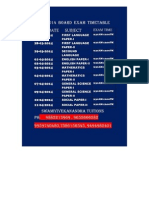 Ssc Time Table