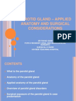 Parotid Gland - Applied Anatomy and Surgical Considerations