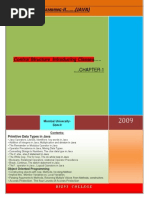 Chapter2 ControlstructureIntroducingclasses