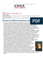 La Nona Ora, Thriller Di Maurizio Ponticello Tra Esoterismo e Azione, Su Ravenna&Dintorni Di Nevio Galeati