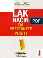 Alen Kar-Lak Nacin Da Prestanete Pušiti KNJIGA