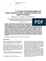 Water Pollution A Review of Microbial Quality and - 4