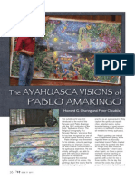 The Ayahuasca Visions of Pablo Amaringo 
Article in Sacred Hoop Magazine #71