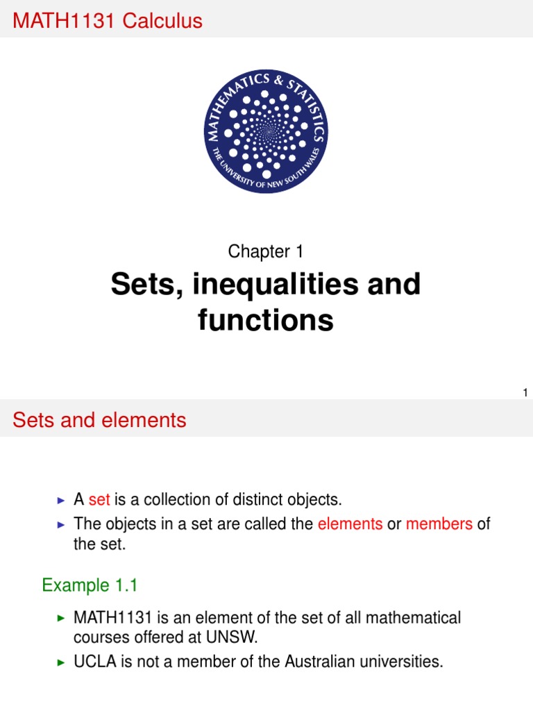 Introduction to Sets and Functions | PDF | Trigonometric Functions ...