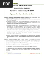 Questões ESAF_Benefícios_HugoGoes