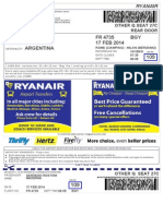 Ryanair Boarding Pass