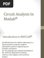 Circuits in Matlab