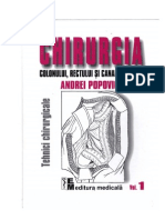 Chirurgia Colonului, Rectului Si Canalului Anal - Dr Andrei Popovici - Vol 1