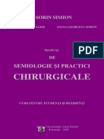 Manual de Semiologie si Practici Chirugicale (Sorin Simion) București, 2003