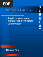 Sinavlara Hazirlik Sorular