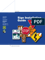 Road Sign Installation Guidelines