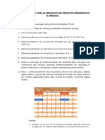 Regras Práticas para Elaboração de Projetos Residenciais e Prediais