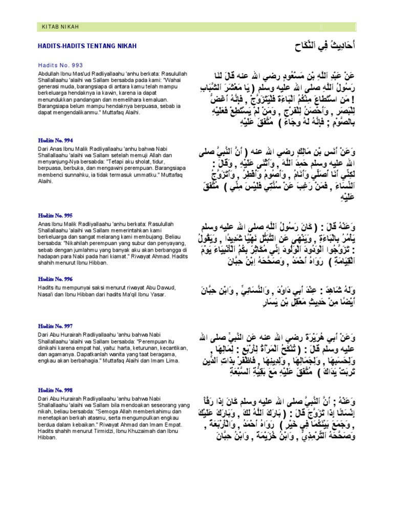 Kumpulan Haditsnikah Pdf