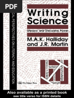 Download Halliday  Martin - Writing Science_critical Perspectives on Literacy and Education by elianeapv SN211360704 doc pdf
