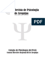 Revista de psicología de Arequipa 2012 I